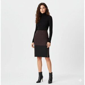 WILFRED Aritzia Campagne Pencil Skirt Heathered High Rise Waist zipper Size 0